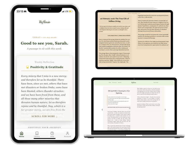 Reflexio platform walkthrough